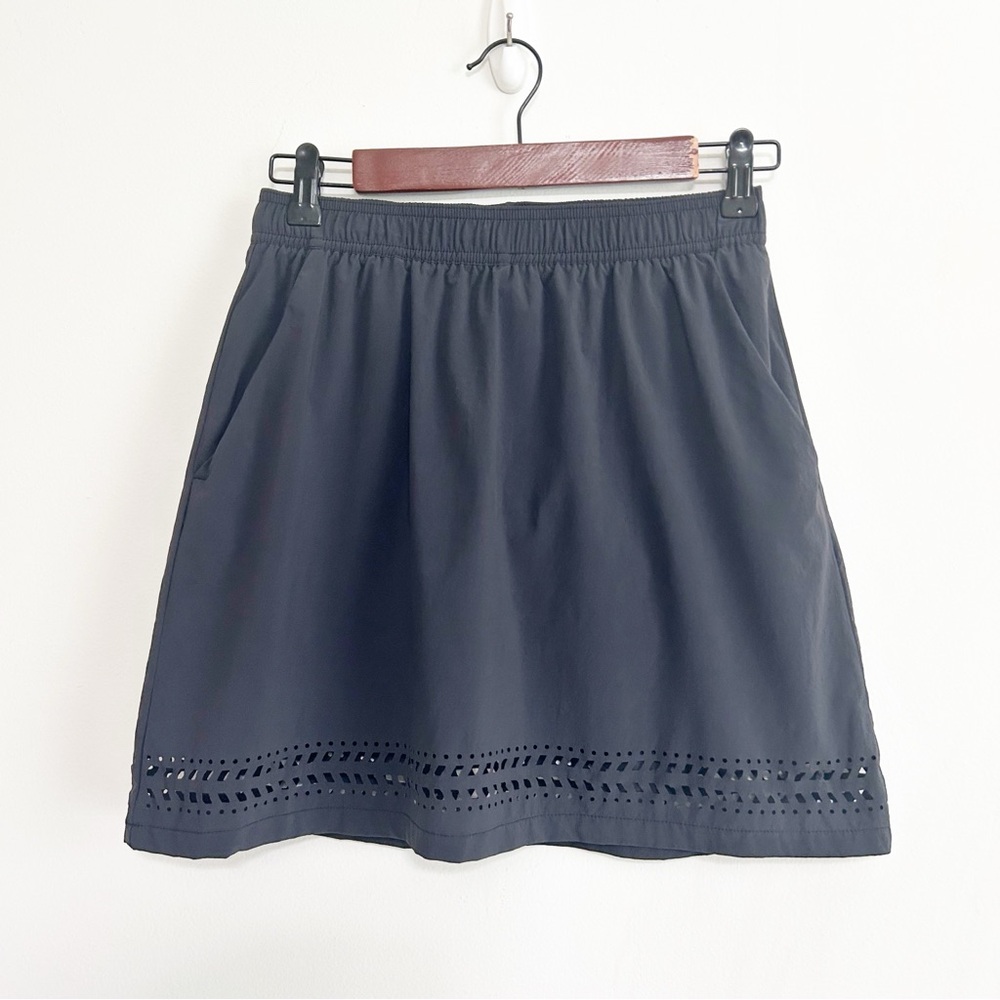 Toad & Co Sunkissed Black Cut Out Skort Size XS